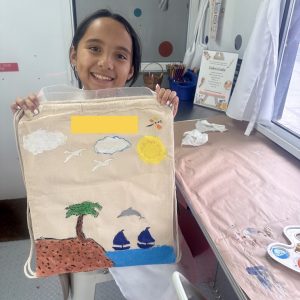 Stencil Tote Bag Party