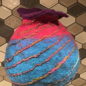 Wet Felting Basket