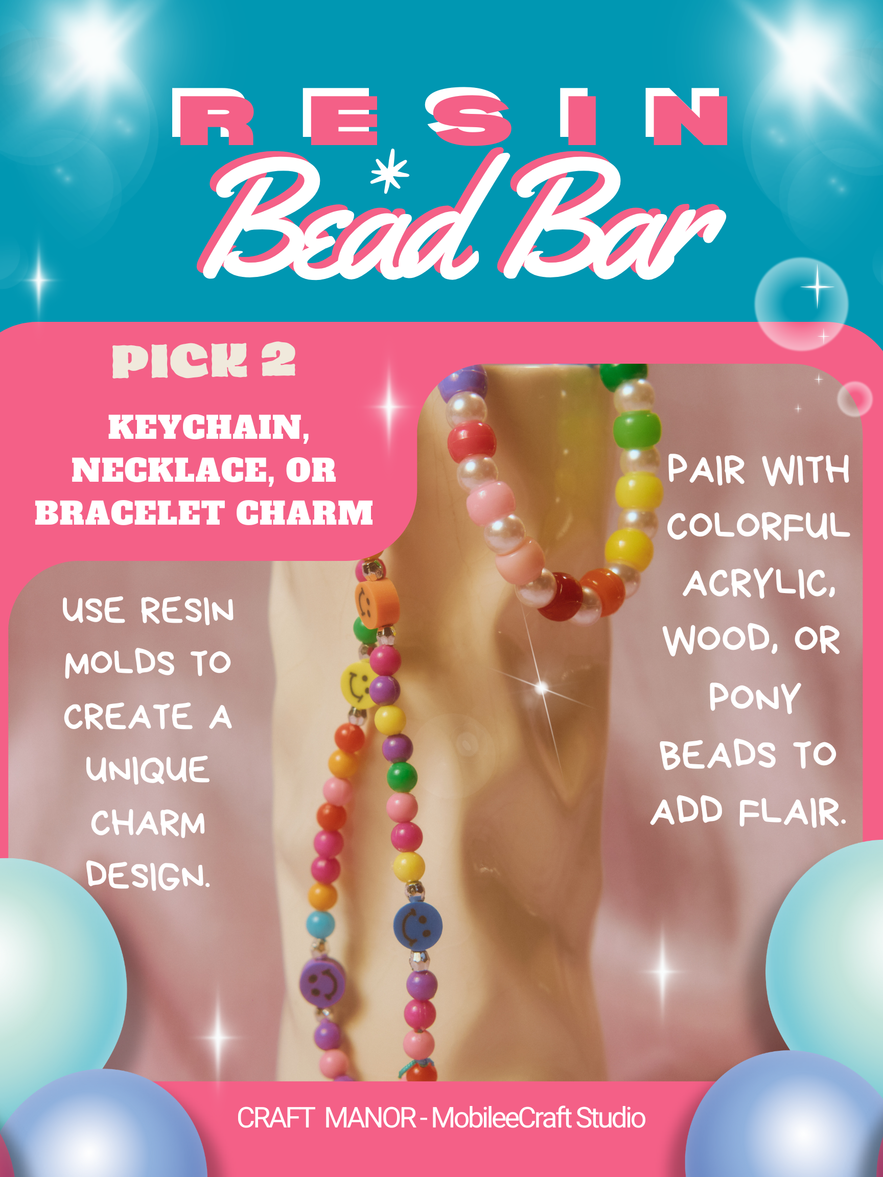 Resin Bead Bar (Pick 2)