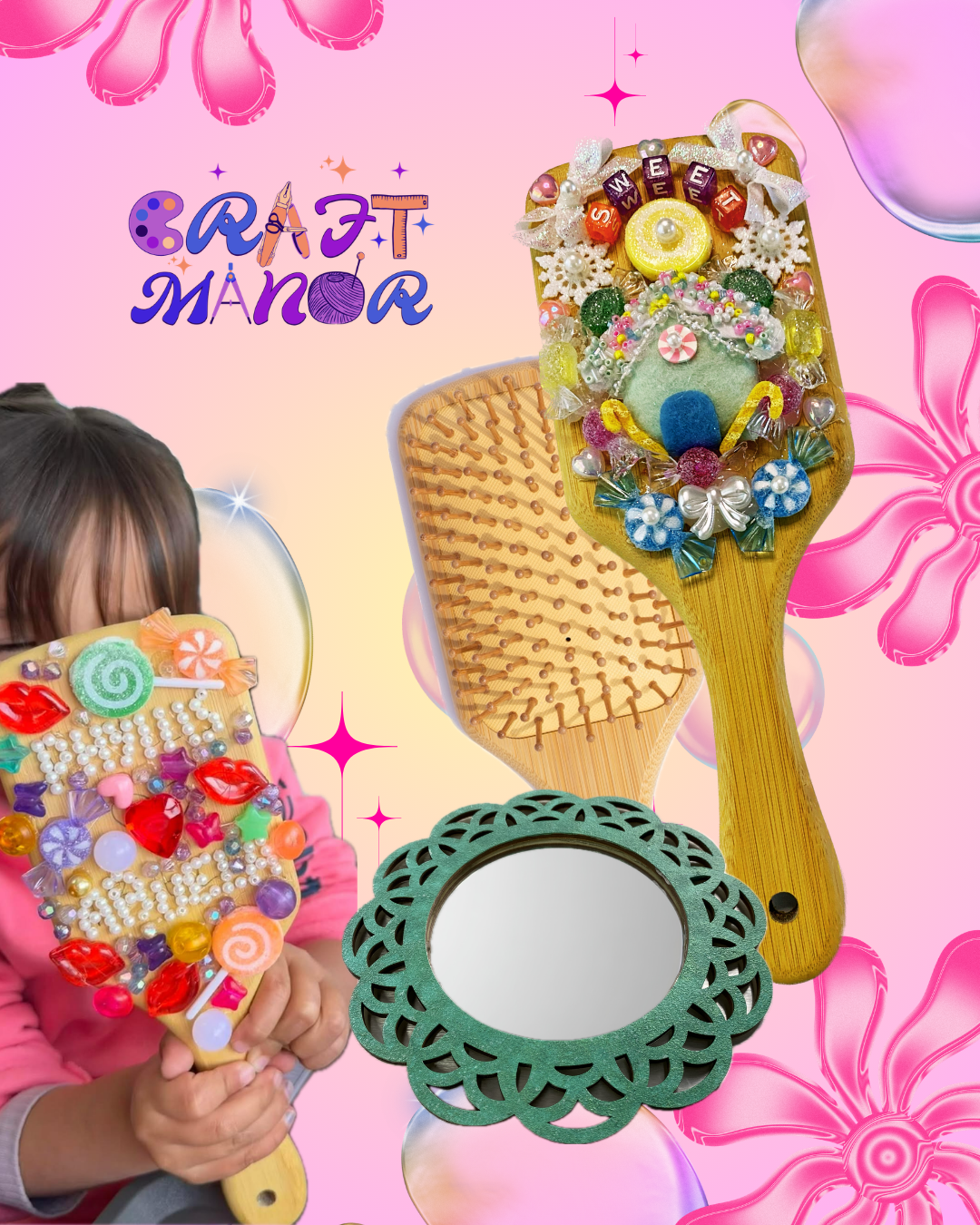 Brush Bling & Mirror